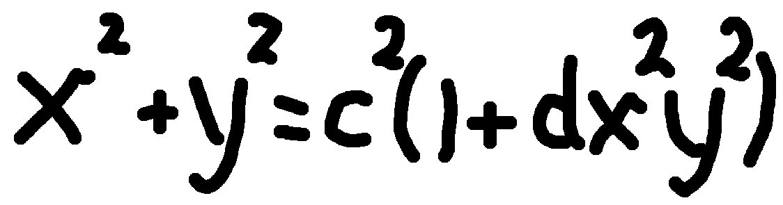 Picture: Edwards elliptic curve equation